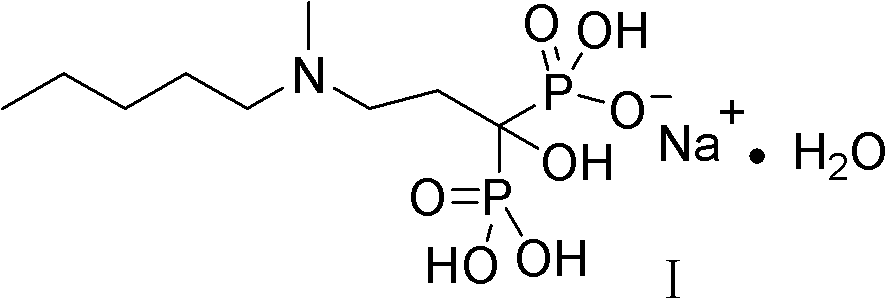 Method for synthesizing sodium ibandronate