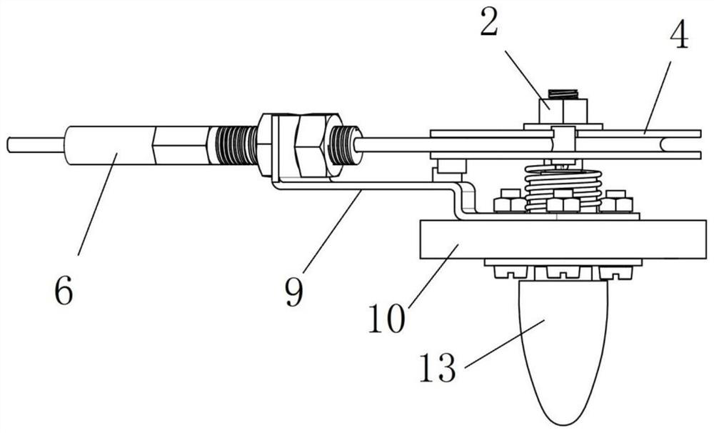 Front engine hood opening device