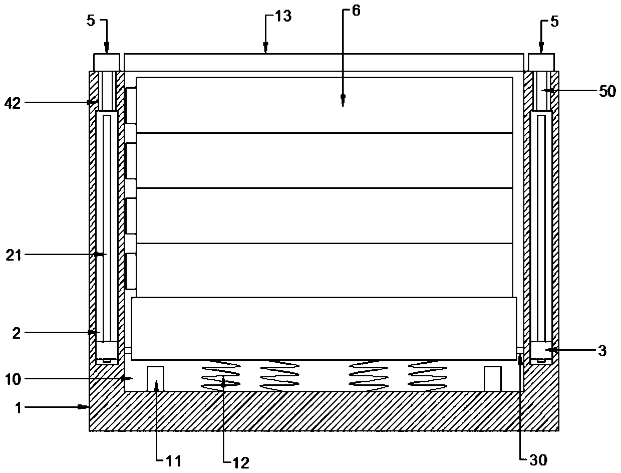 Battery case for quickly replacing battery