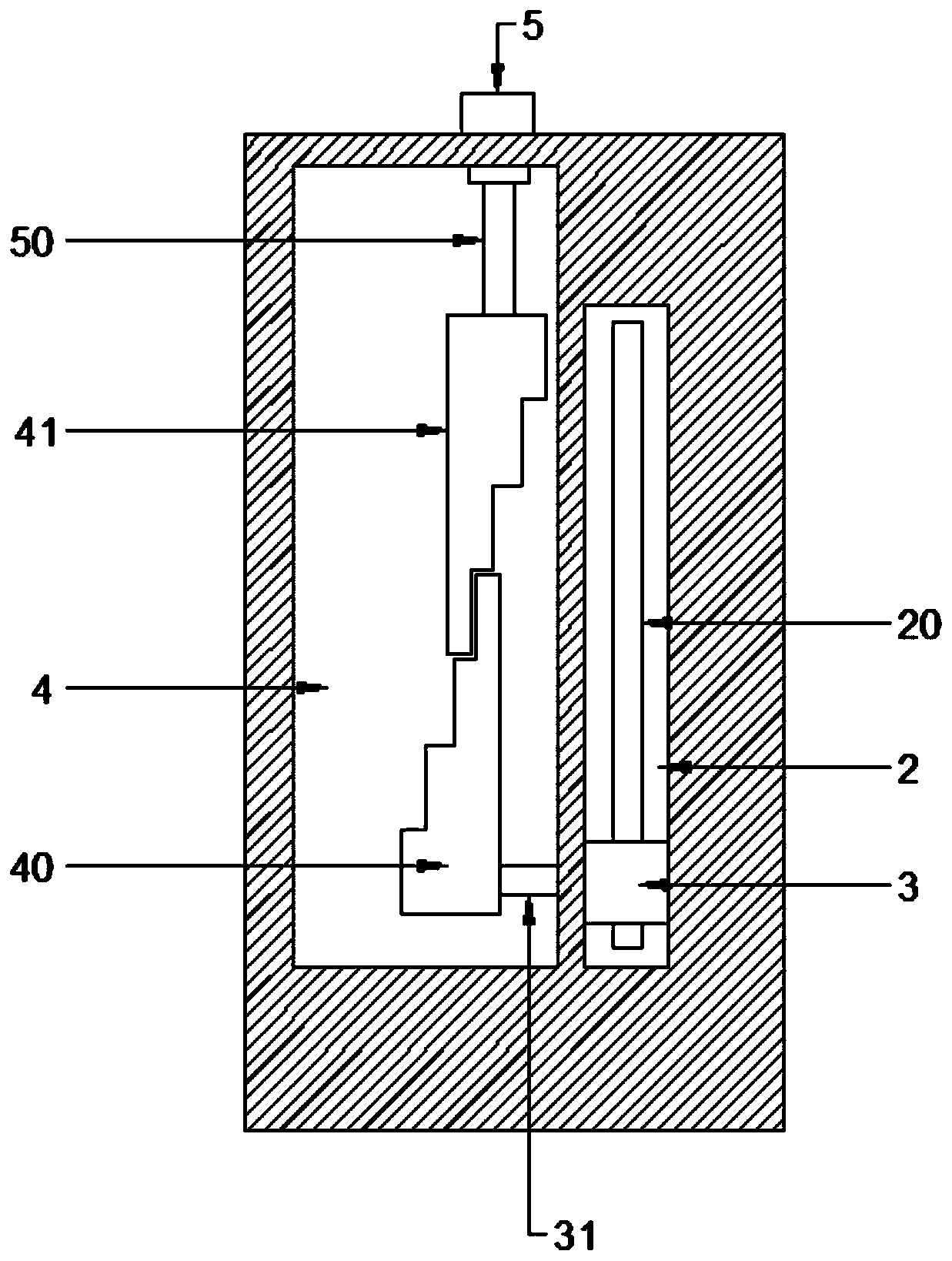 Battery case for quickly replacing battery