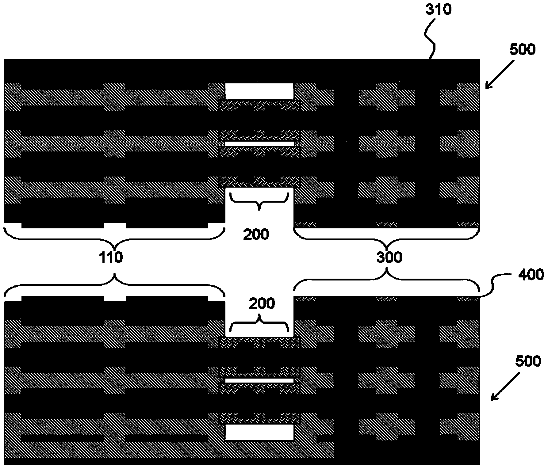 Rigidity-flexibility combined circuit board of flying-tail structure and manufacturing method thereof