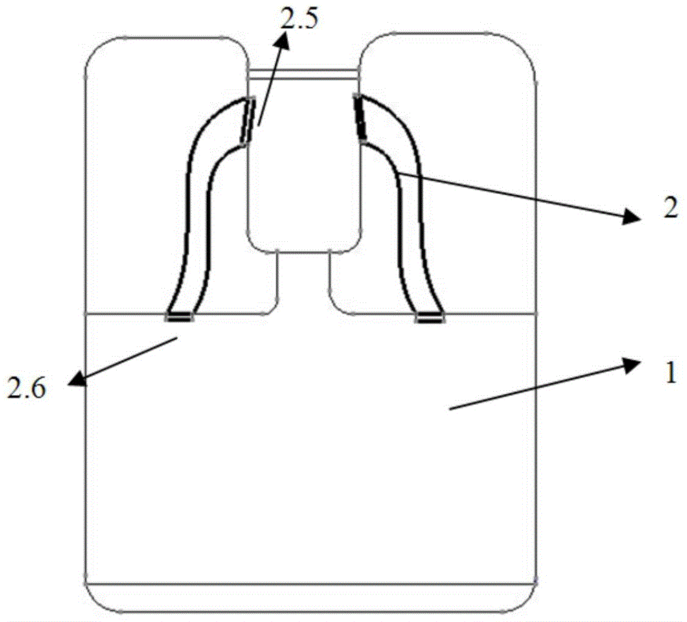 A carpet assembly with a load-carrying air duct and a production method for an air duct under the carpet