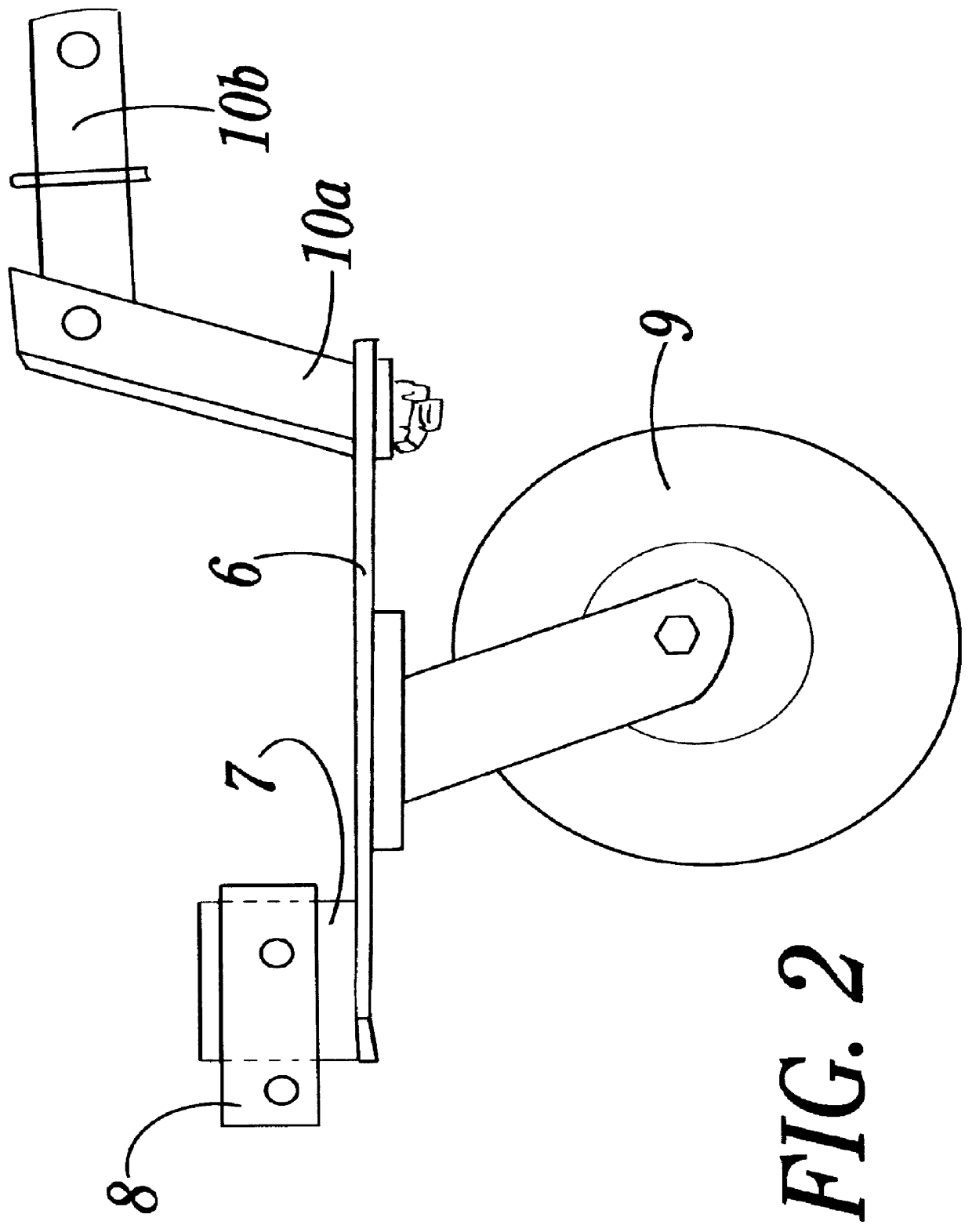 Rotary tiller attachment to facilitate towing