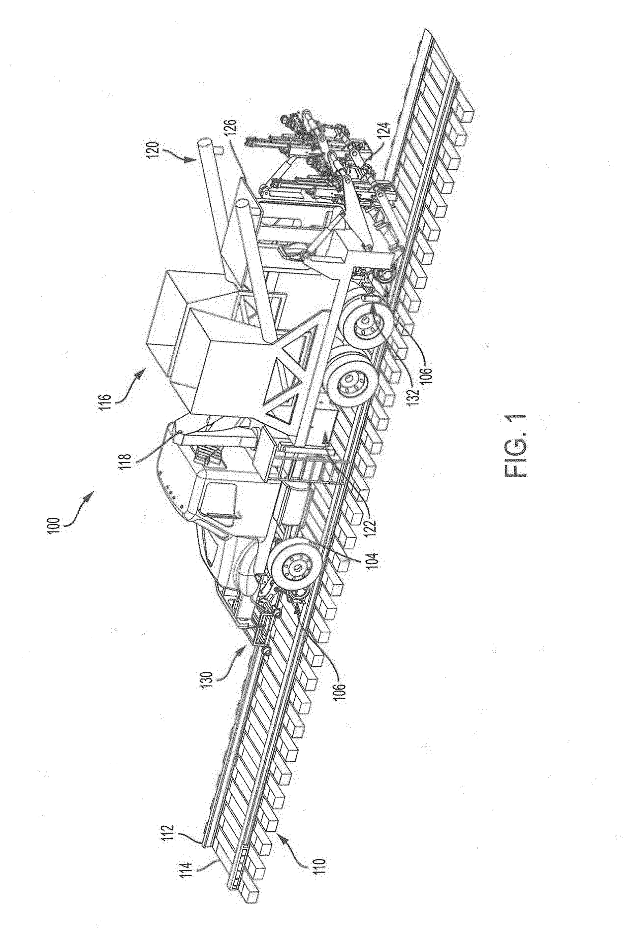 Road rail stoneblower