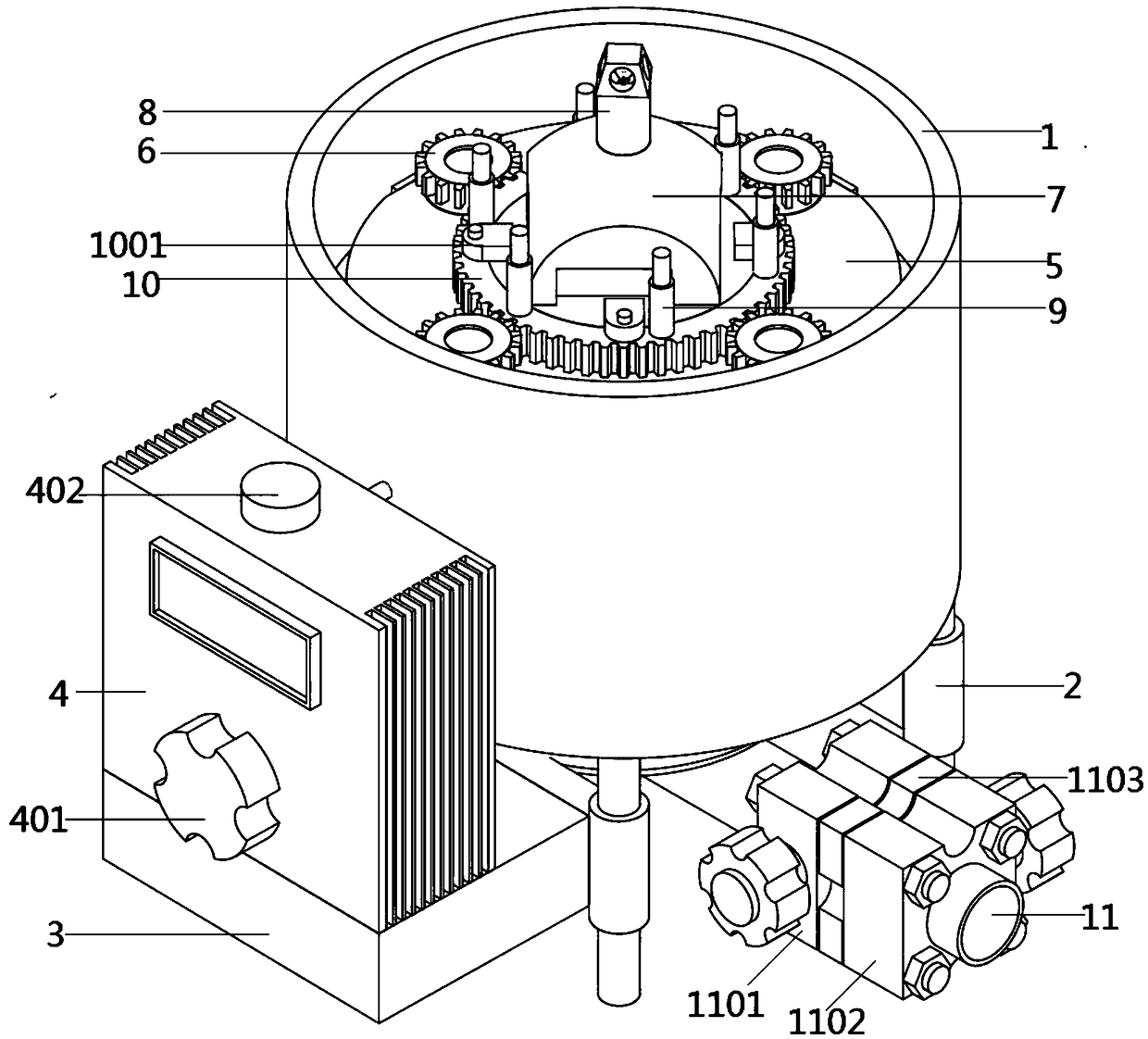 Decocting device for pharmaceuticals