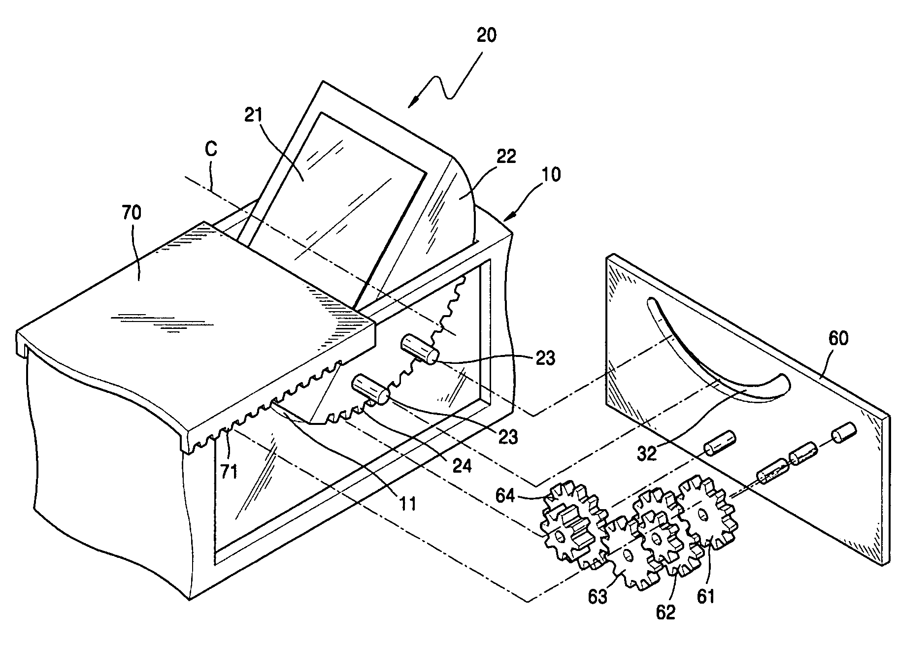 Electronic appliance including display unit