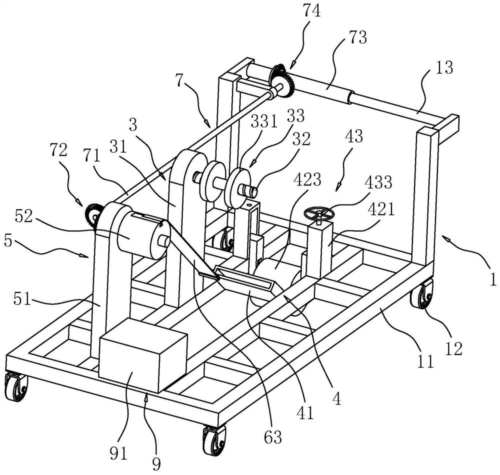 A sewing machine for pavement crack repair construction