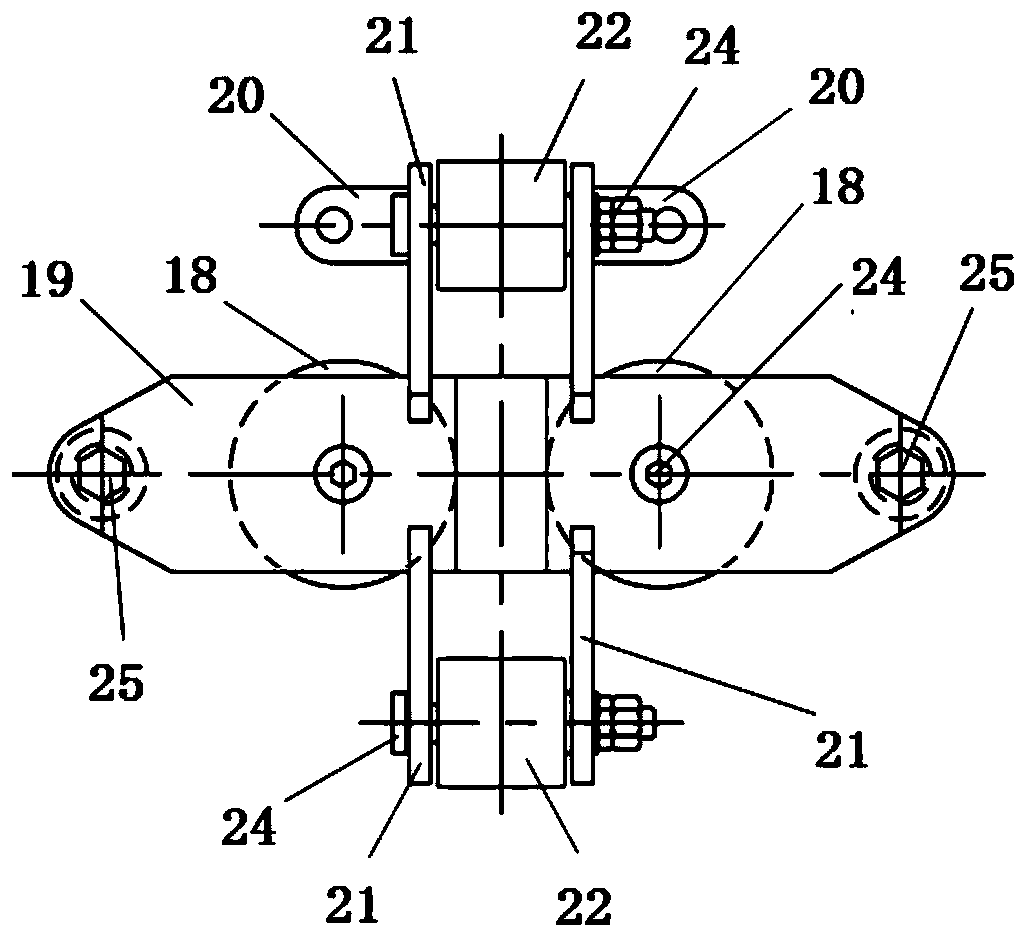 A rope-laying device for a follow-up winch