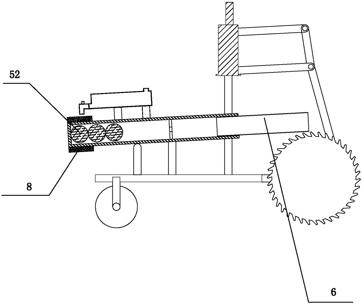 Self-driven traveling robot car