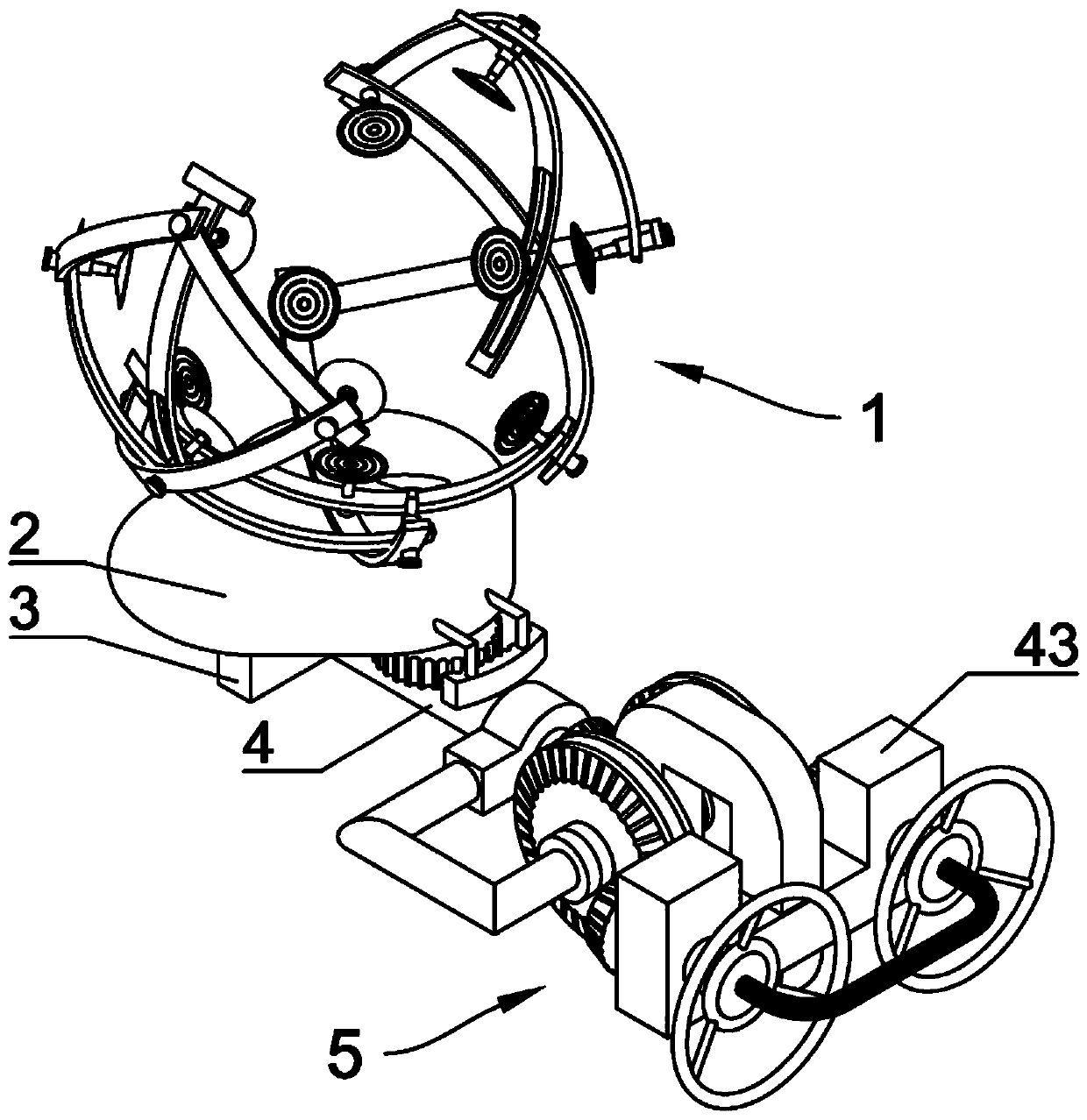 Head fixing device for tumor radiotherapy