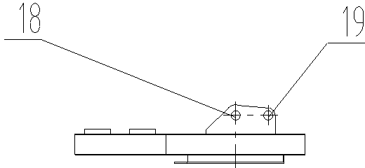 Fixed post type fully rotary crane