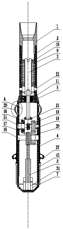 Intermittent-type downhole tractor