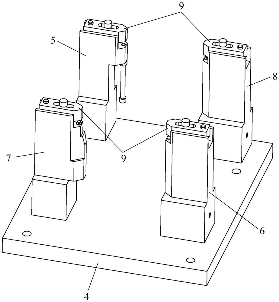 Positioning tool for valve body machining and positioning method thereof