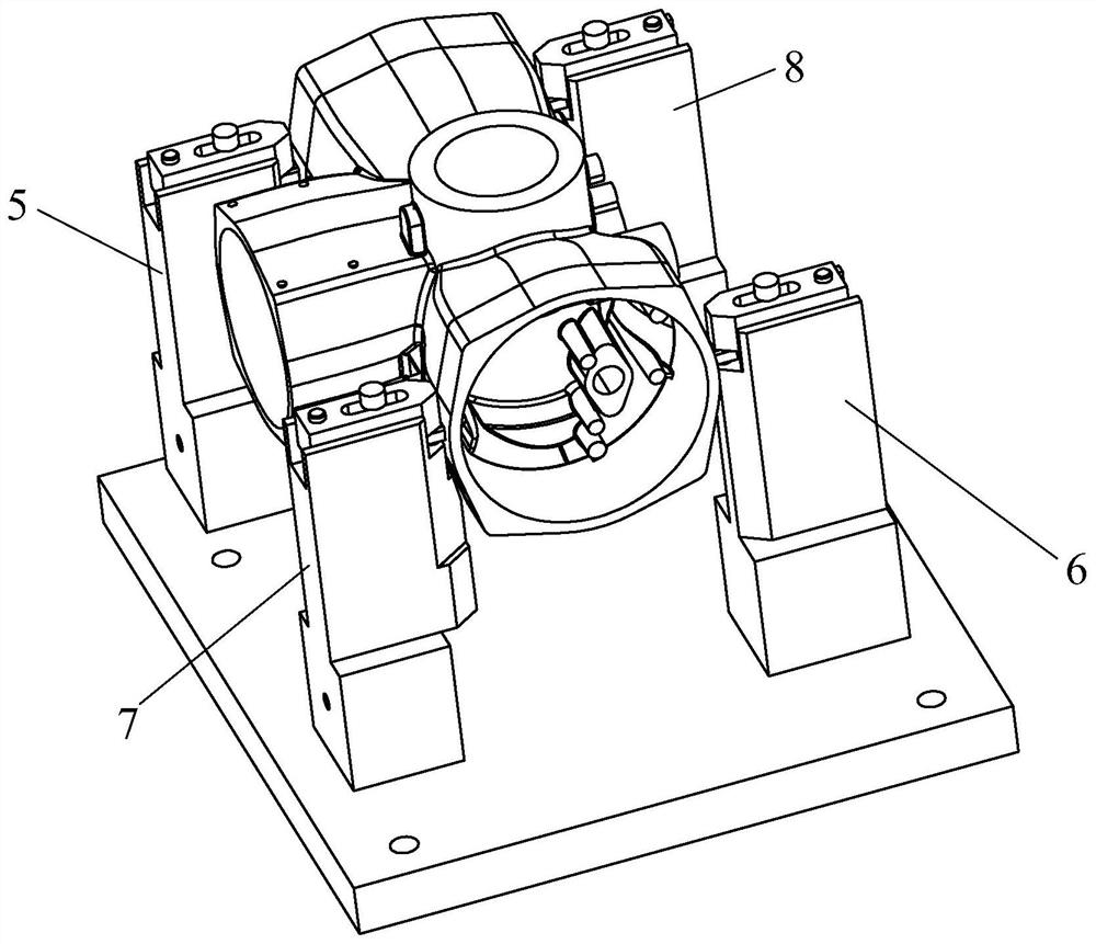 Positioning tool for valve body machining and positioning method thereof