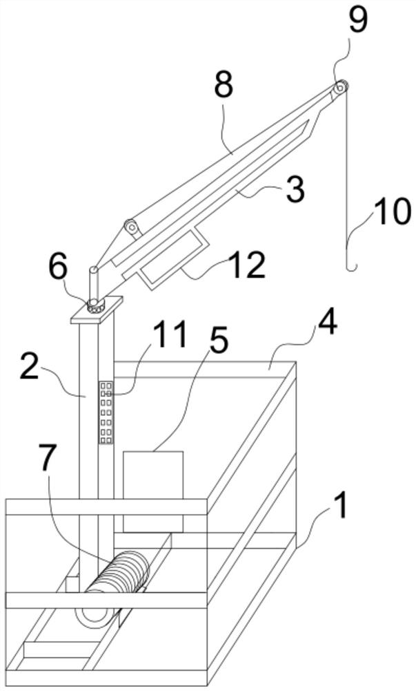 Manual digging pile lifting equipment