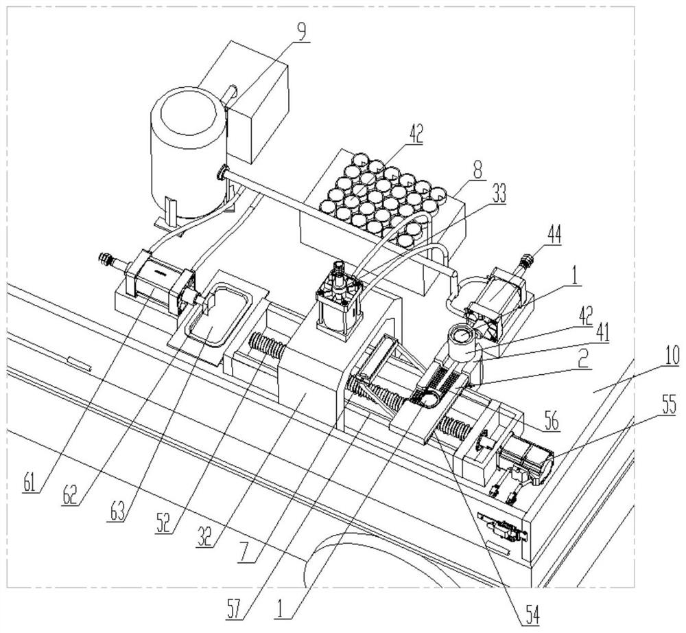 Device and method for preparing electrolyte standard sample on site