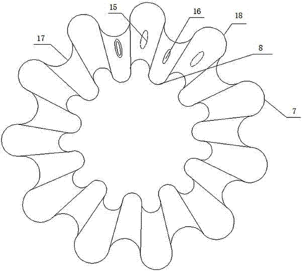 Vacuum locking device for umbrella-shaped drill bit