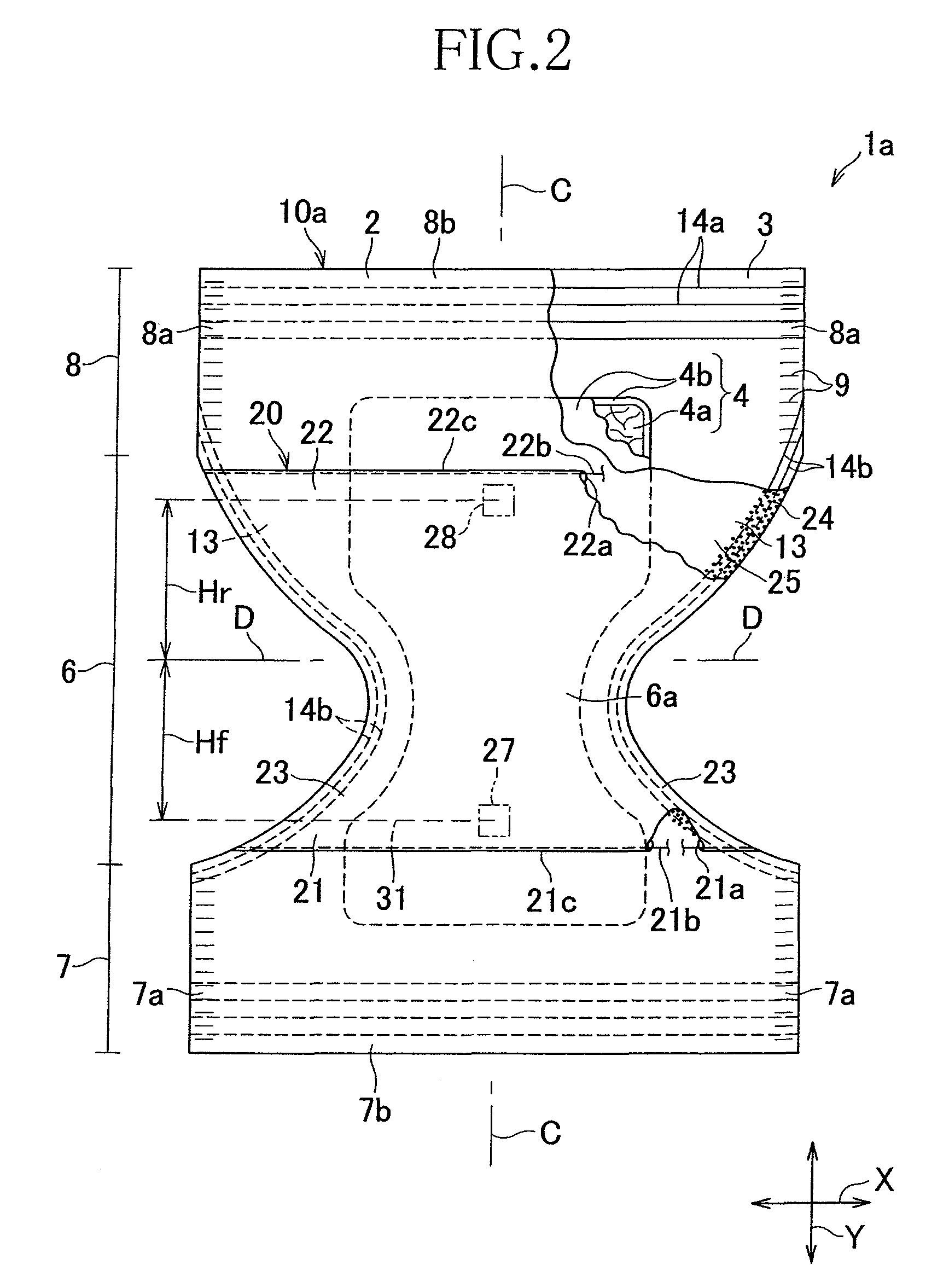 Disposable pull-on type diaper