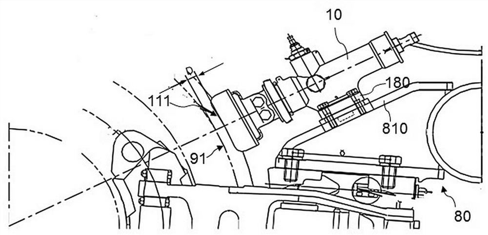 Mounting seat with mounting and positioning functions, tread sweeper and railway vehicle