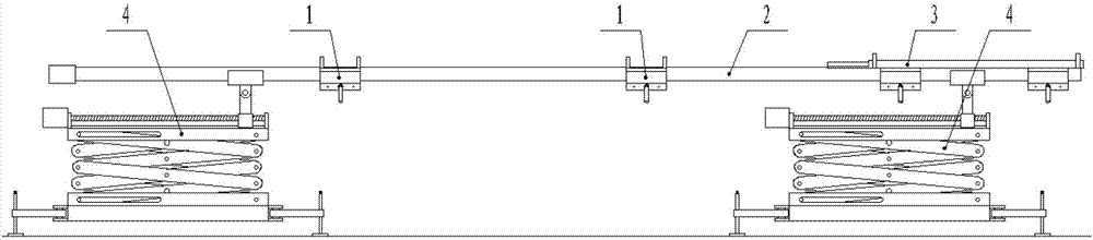 Sucker rod pulling out and lifting device used for oil field operation