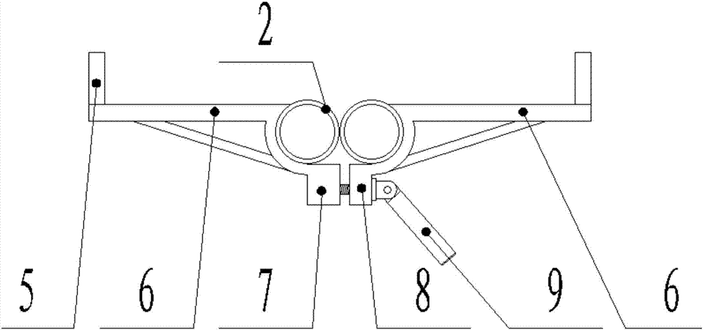 Sucker rod pulling out and lifting device used for oil field operation