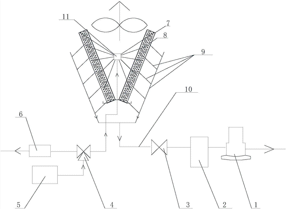 Absorption-type unit concentrated solution bypass defrosting device