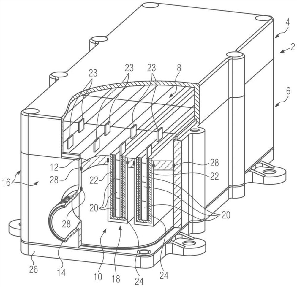 Electric heating device and method for producing same