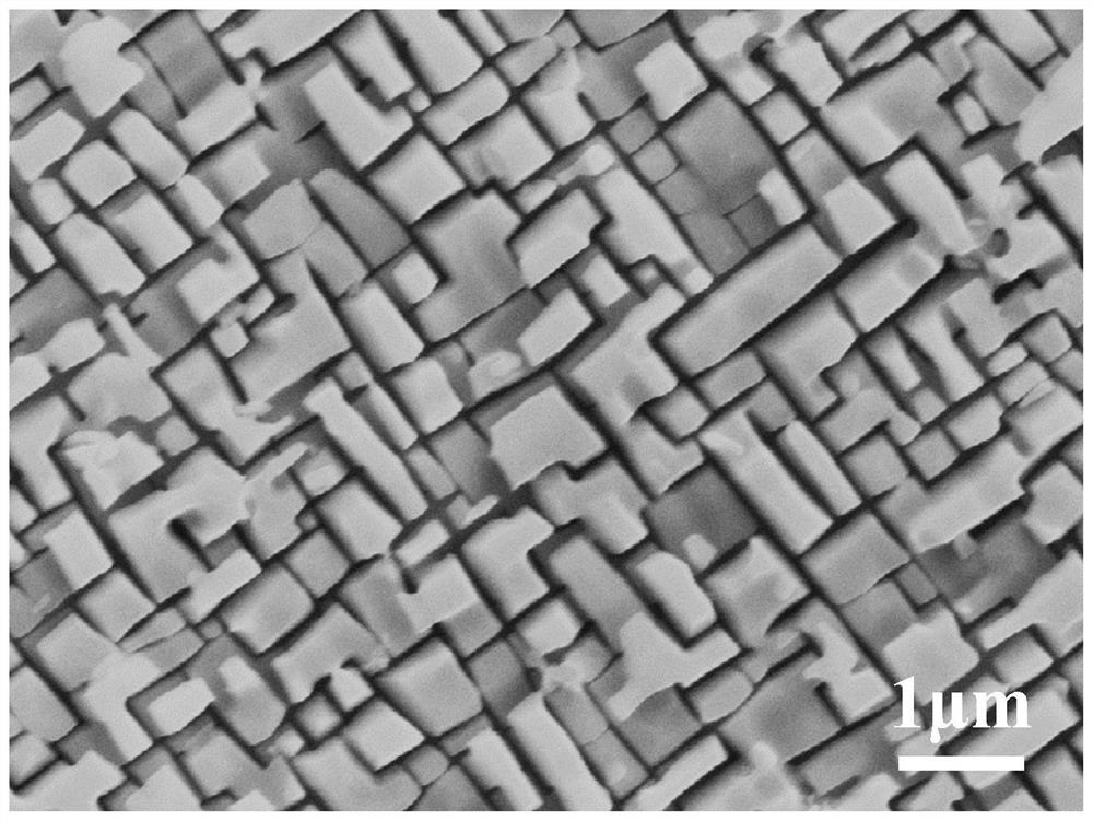 Gamma'-Ni3Al-based low-cost high-temperature alloy reinforced by precipitation of high-content square nano particles and preparation method