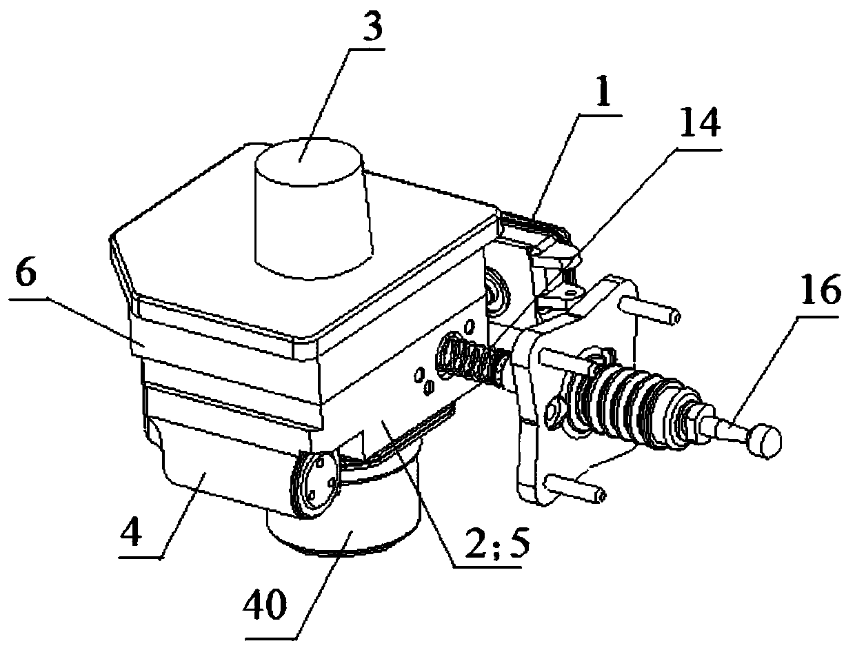 Integrated electronic hydraulic brake system