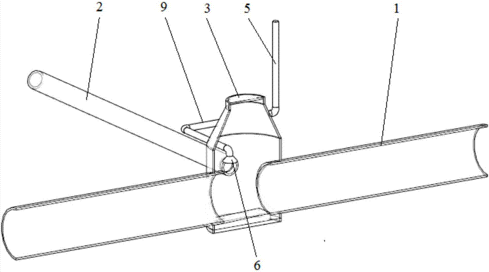 Method and device for removing harmful gas in sewage pipe network