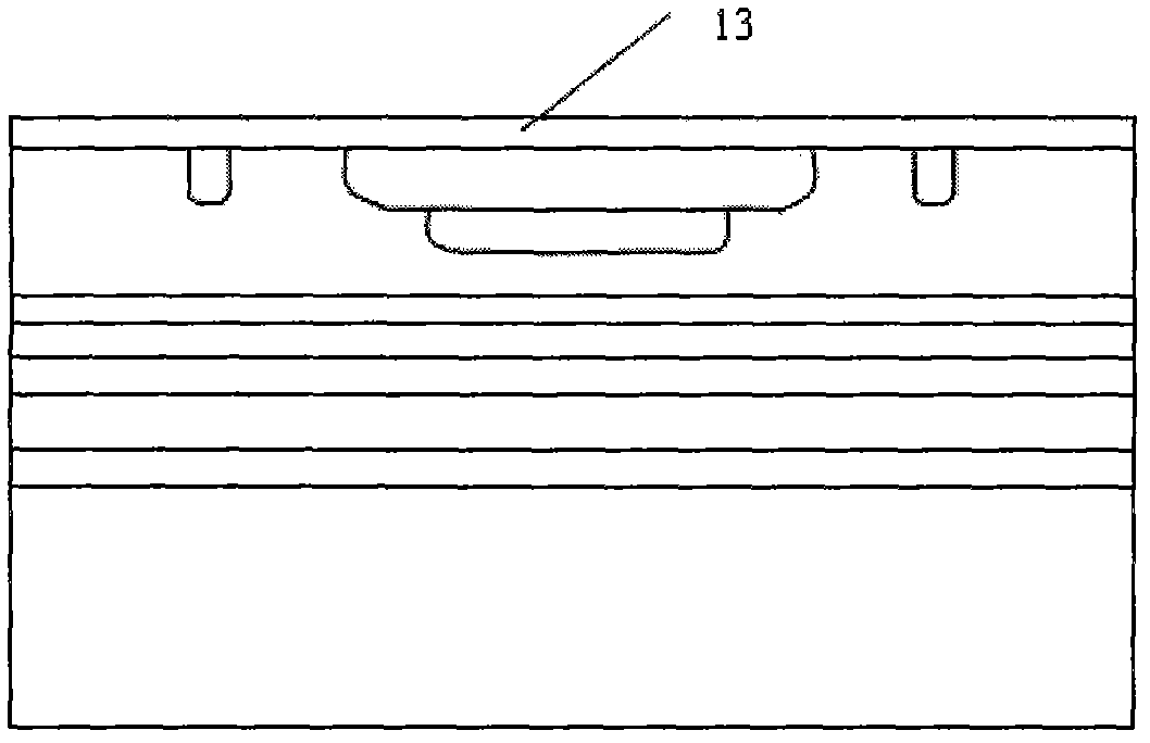 Method for manufacturing double diffusion type optical avalanche diode with incident light on back surface by adopting epitaxial equipment