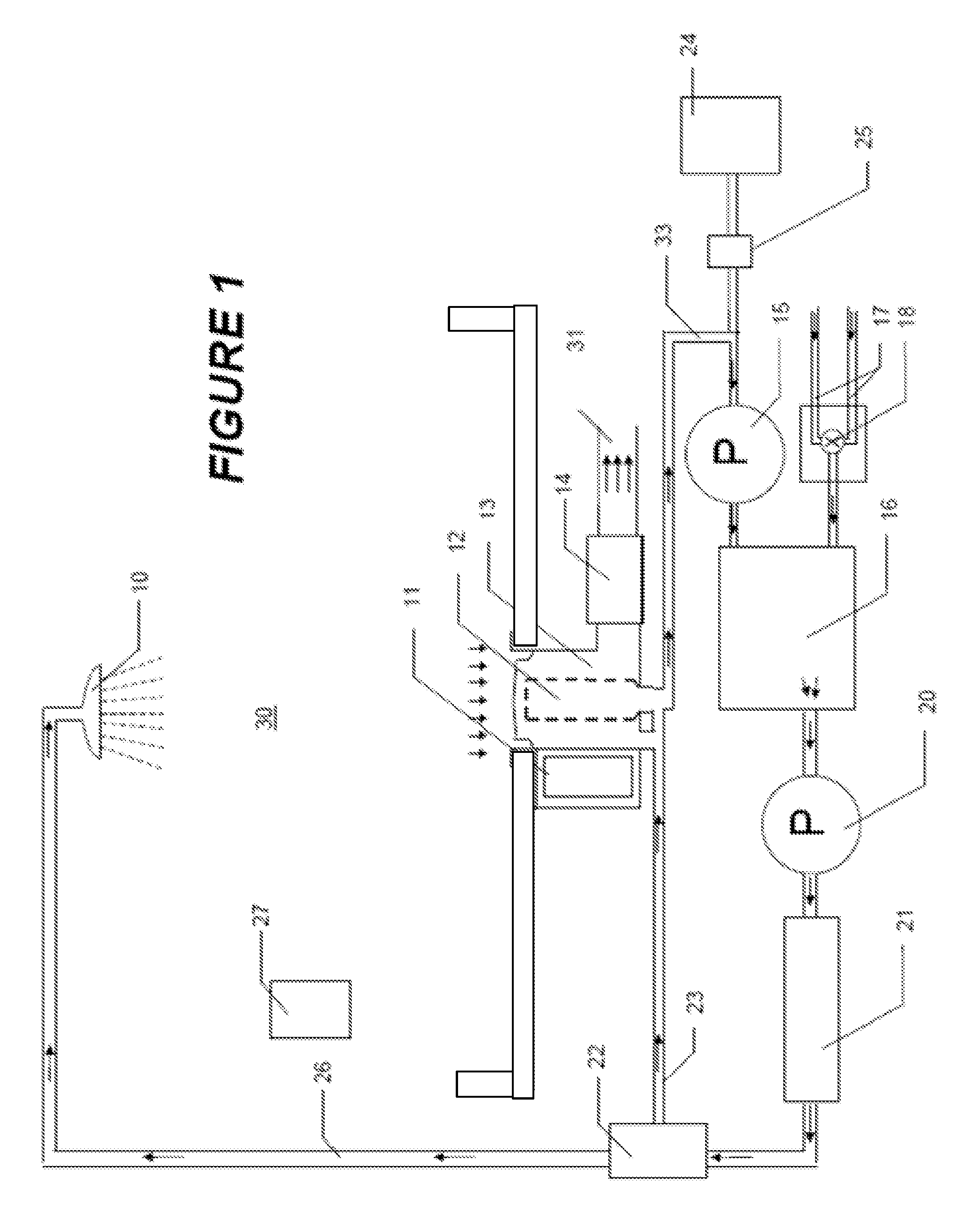 Domestic water recycling apparatus and fluid contamination detection system therefor