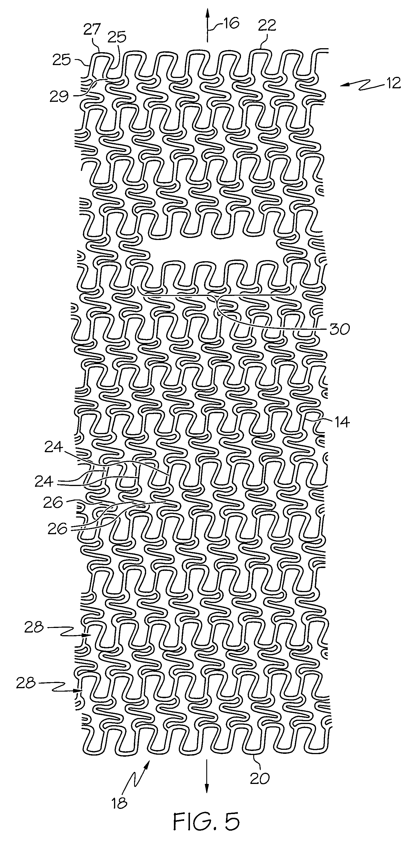 Stent with protruding branch portion for bifurcated vessels