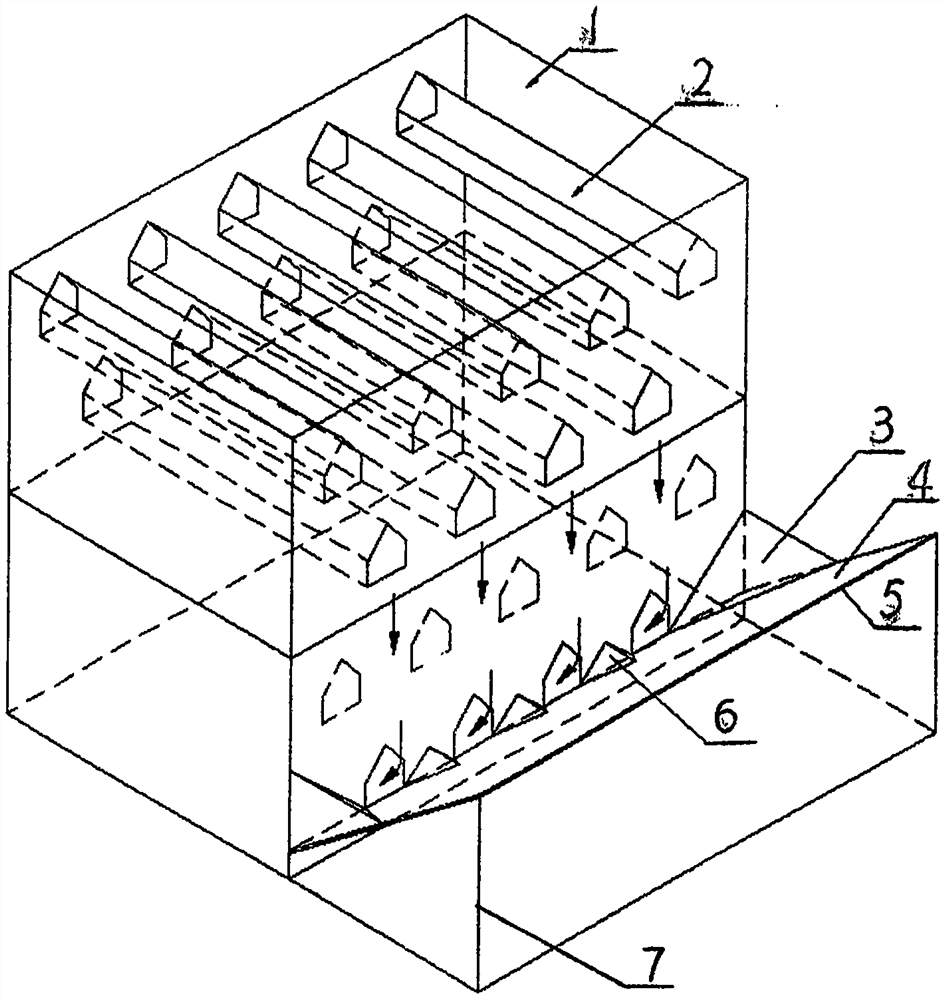 Material self-cleaning and recovery device of grain tubular dryer