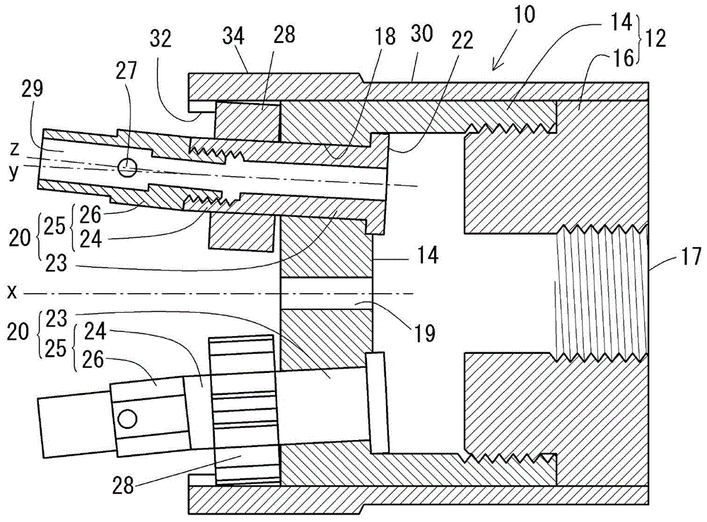 Nozzle device