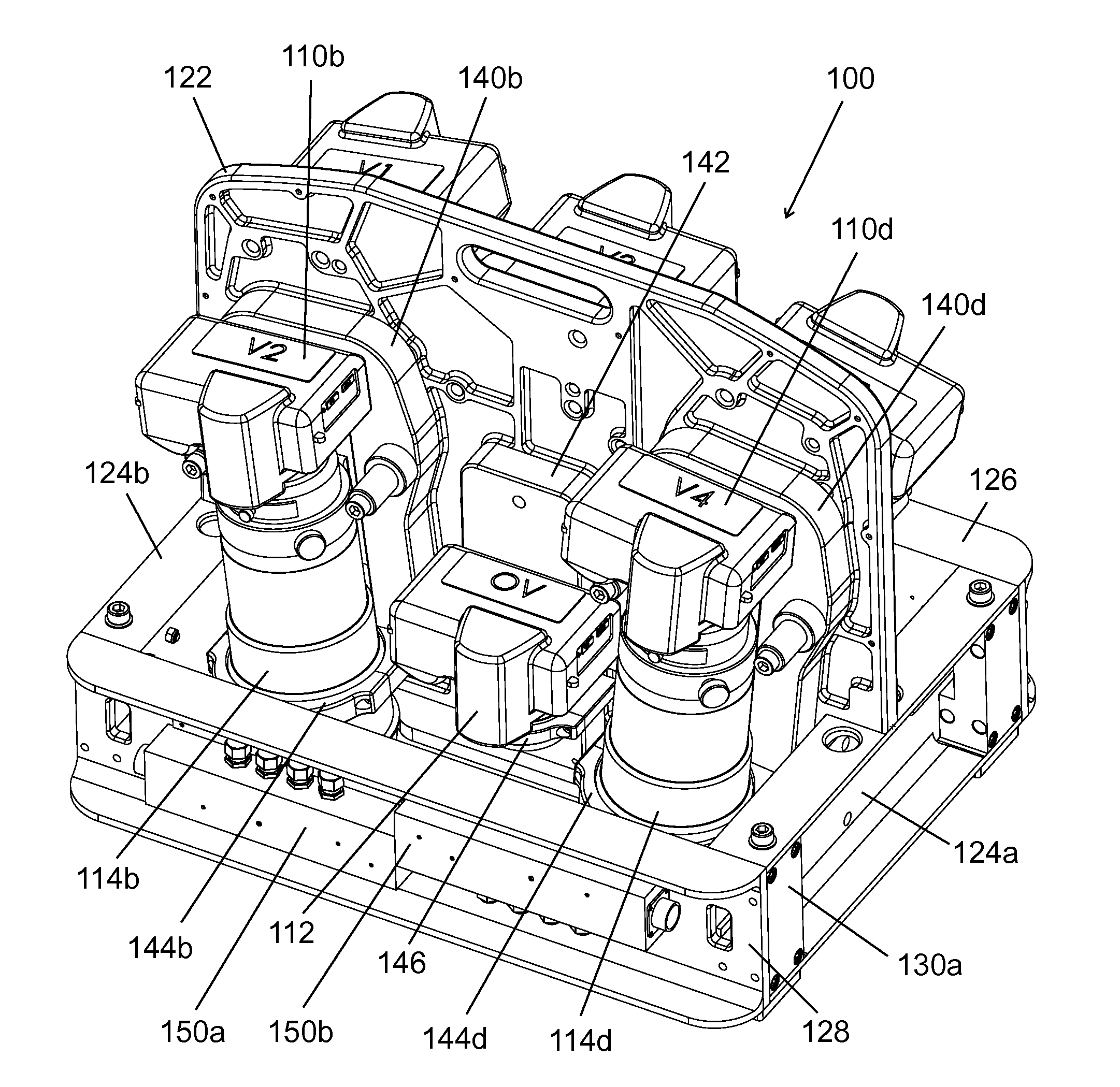 Compact multi-resolution aerial camera system