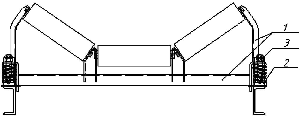 Buffering roller device