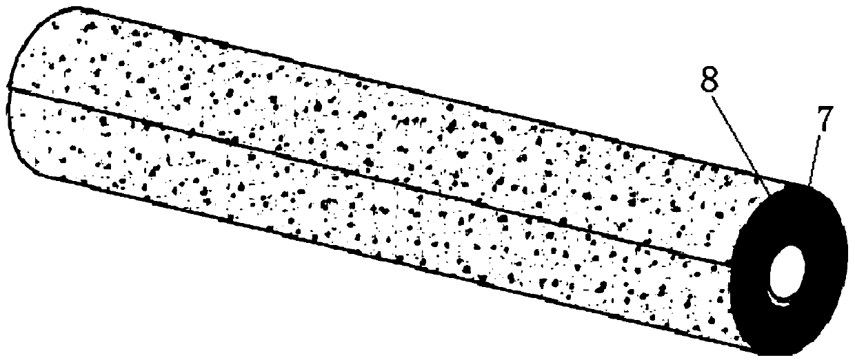 Non-woven fabric brush wheel as well as production system and method thereof