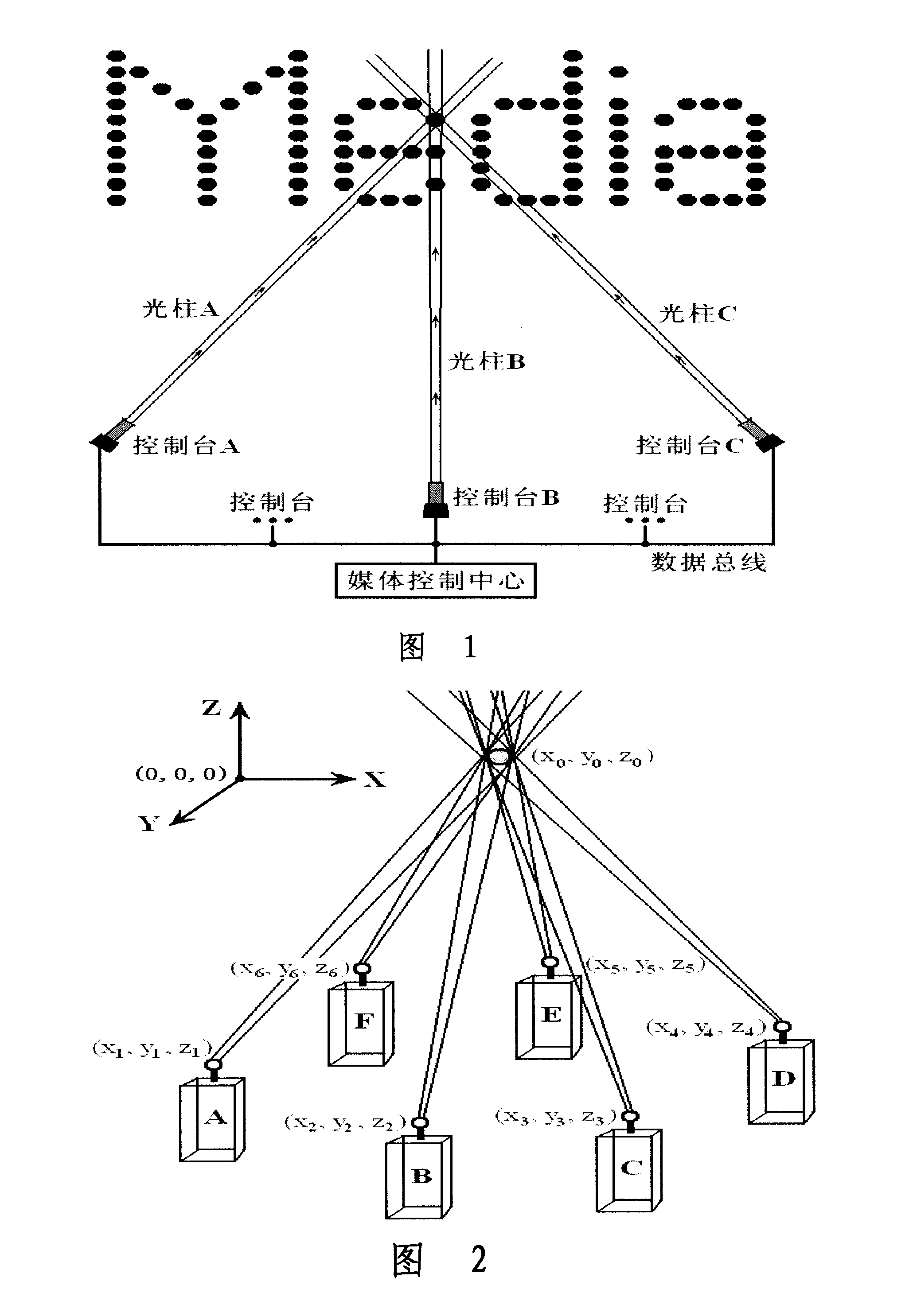 Method and system for implementing solid video picture in air