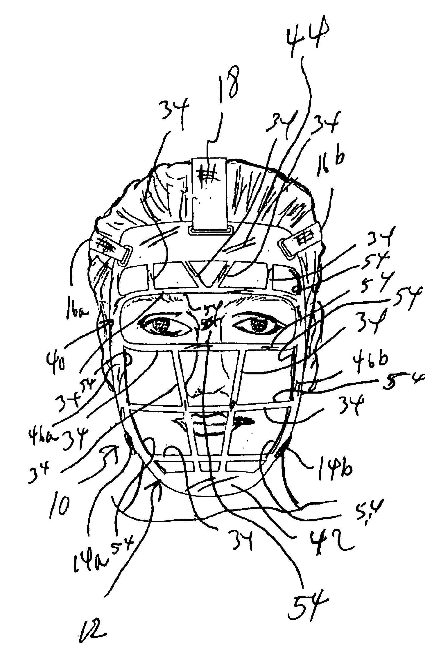 Facial skin protective assembly