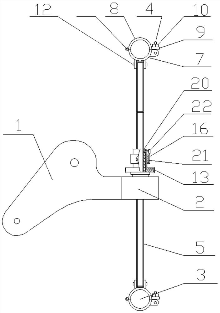 A replacement tool for ultra-high voltage transmission line clamps