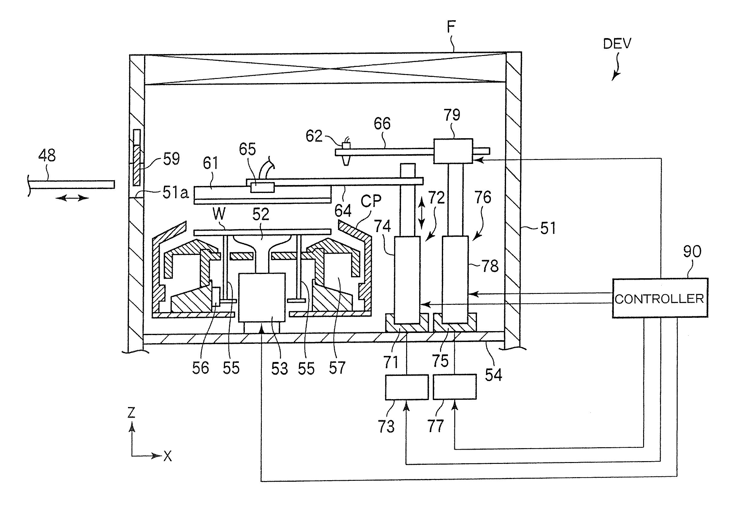 Rinsing method, developing method, developing system and computer-read storage medium