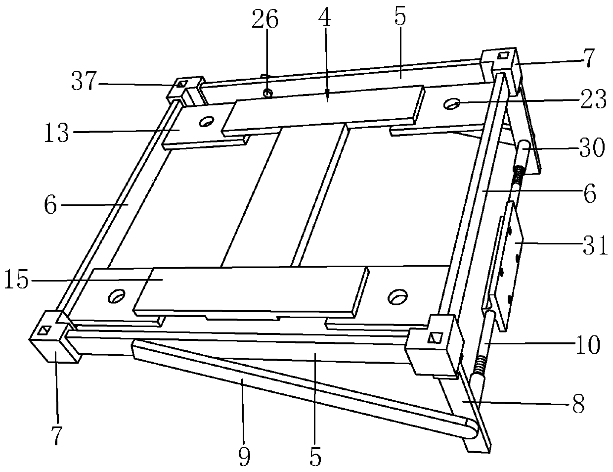 Stable type air cooler and installation method thereof