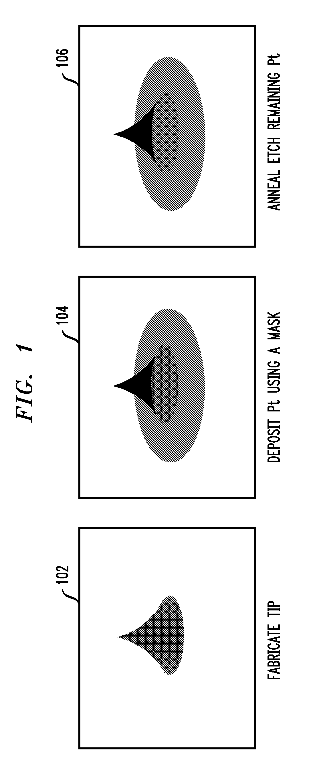 Platinum silicide tip apices for probe-based technologies