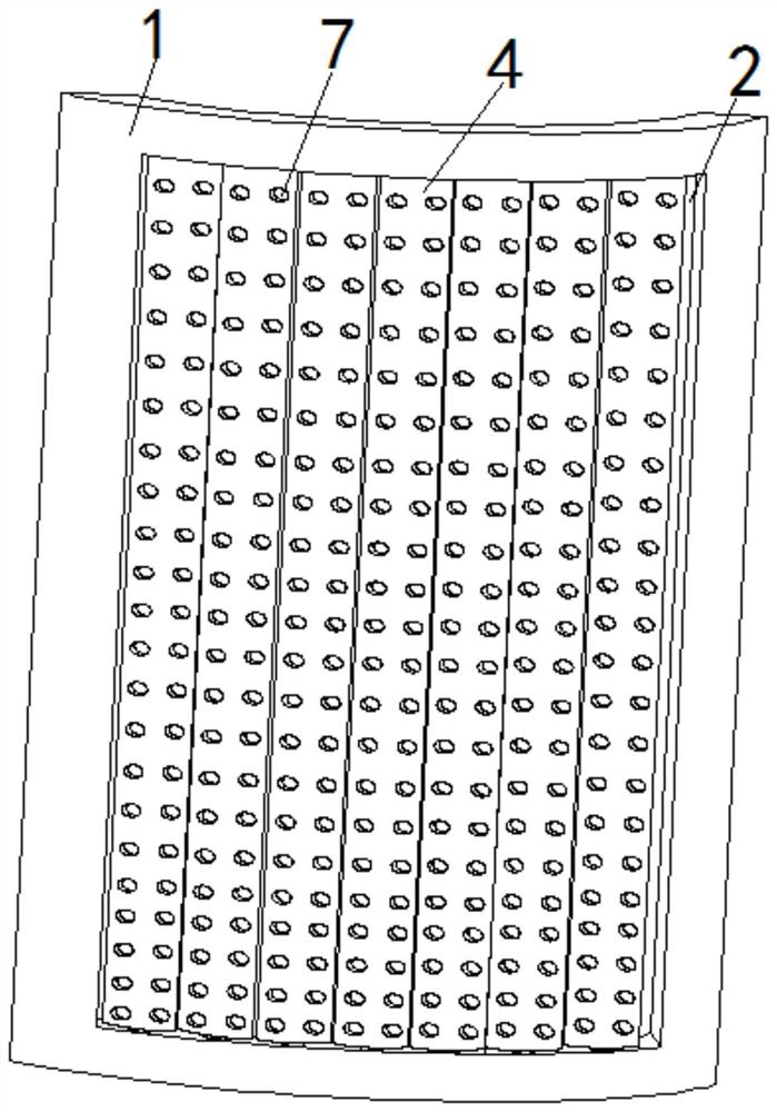 A windshield for a cabinet air conditioner