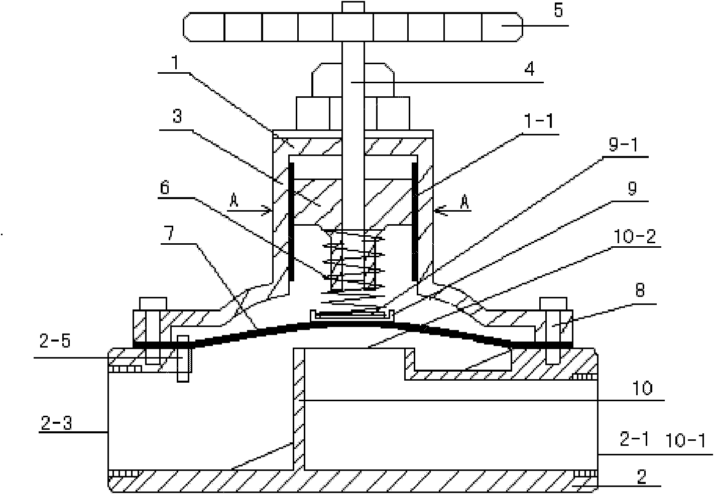 Adjustable valve for preventing autorotation of water meter