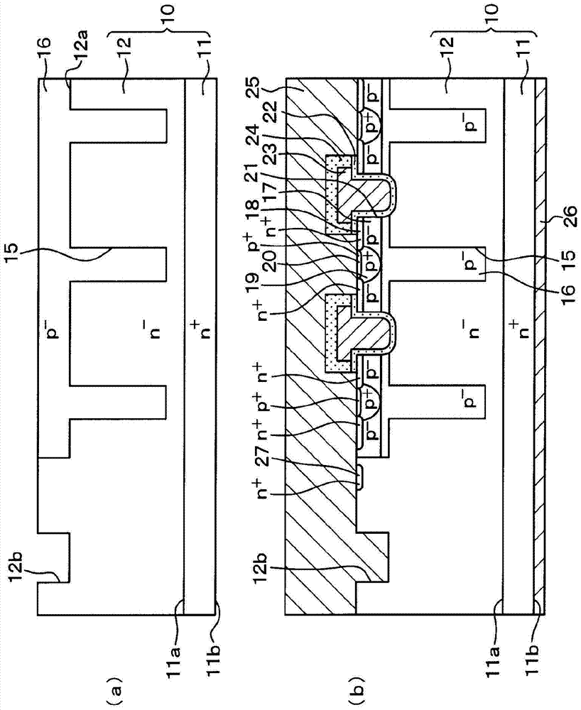 Semiconductor device having vertical mosfet with superstructure structure and manufacturing method thereof