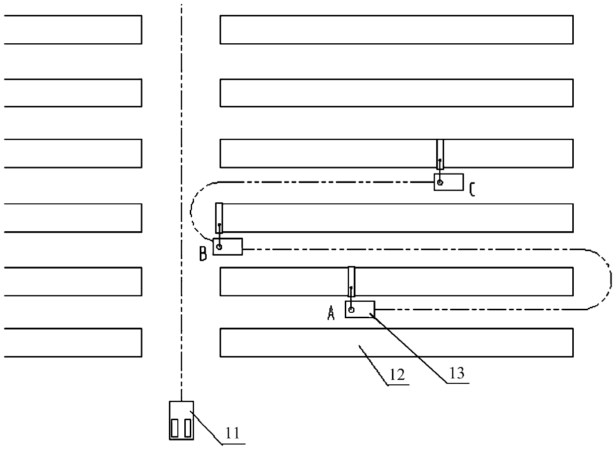 A method of replenishing water for a photovoltaic panel cleaning machine and a water replenishing vehicle thereof