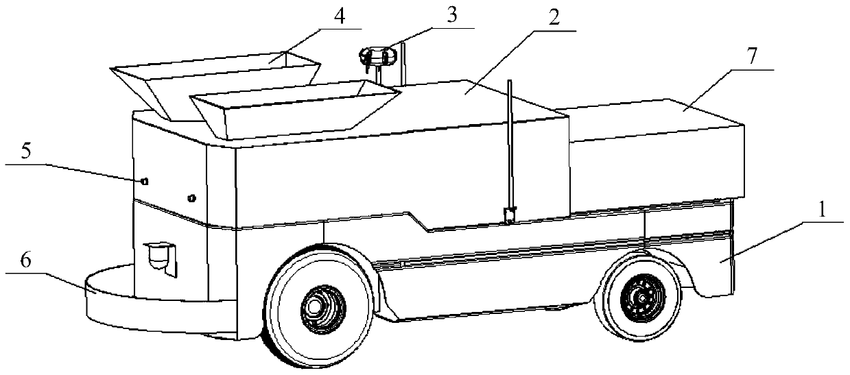 A method of replenishing water for a photovoltaic panel cleaning machine and a water replenishing vehicle thereof