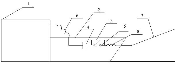 A test method for the electromagnetic environment effect of the monitoring system under the environment of variable rising edge and wide pulse electric field